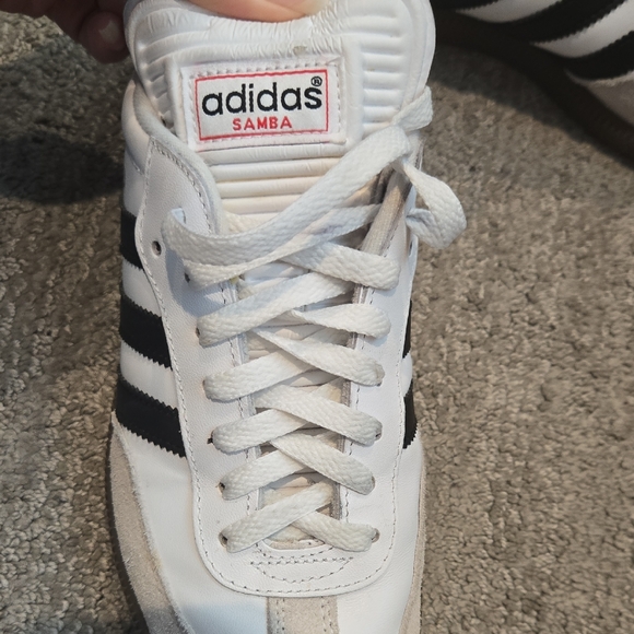 Adidas Samba White and Black Trainers Size 8 - Picture 11 of 16